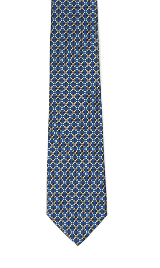 Blue Mosaic Tile Tie - Wilmok