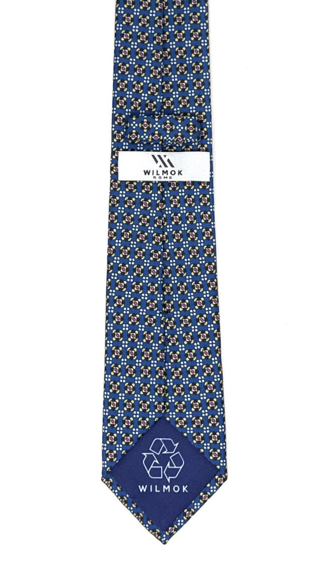 Blue Mosaic Tile Tie - Wilmok