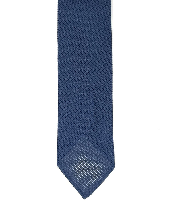 Blue Grenadine Silk Tie - Wilmok
