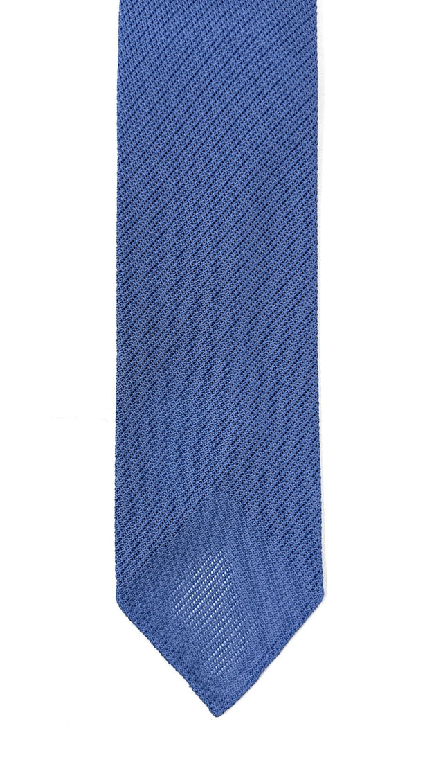 Cornflower Blue Grenadine Silk Tie - Wilmok