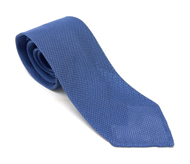 Cornflower Blue Grenadine Silk Tie - Wilmok