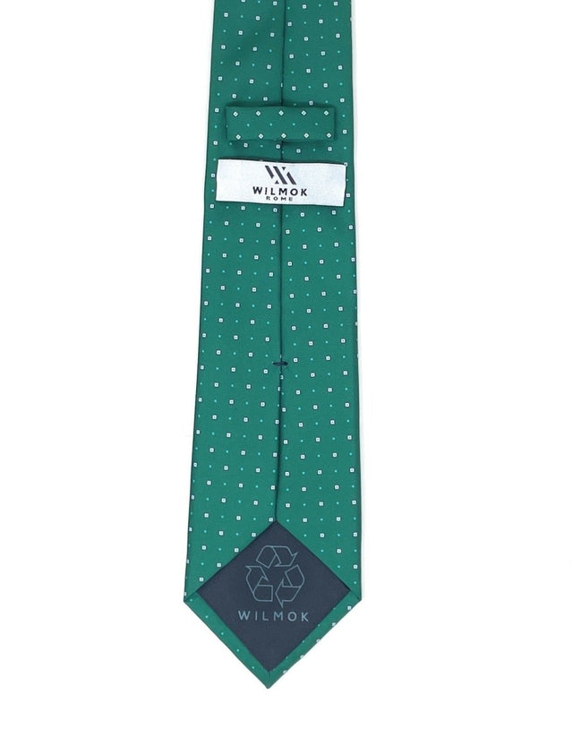 Emerald Green Micro Dot Tie - Wilmok