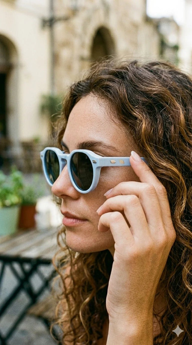 Matera Sky Blue Sunglasses - Wilmok