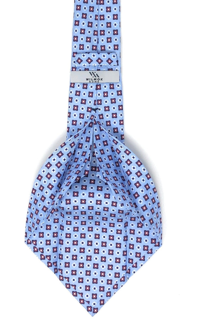 Isaia 7-Fold Foulard Design Silk Tie