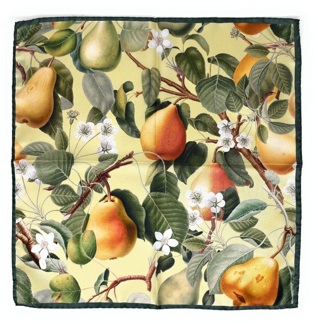 Autumn Pears Pocket Square - Wilmok