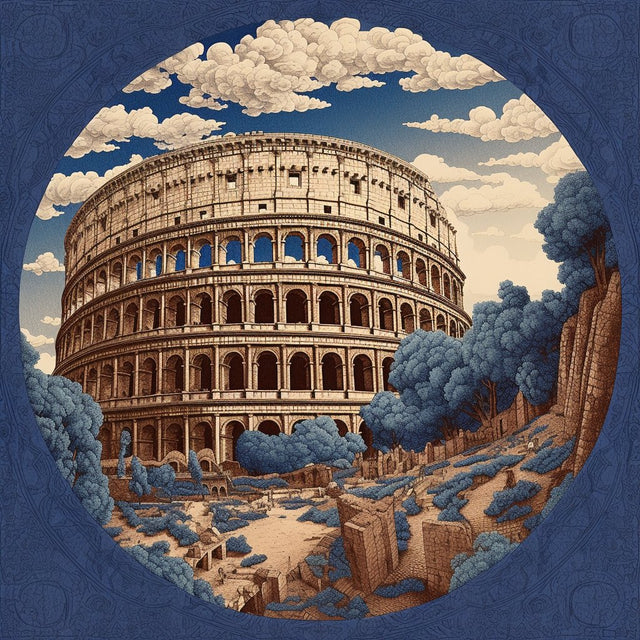 Colosseum- Pocket Square - Wilmok