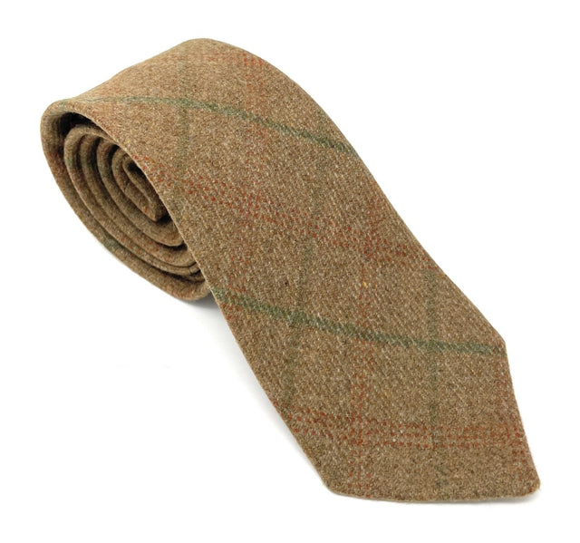 Green Cashmere & Wool Tie - Wilmok