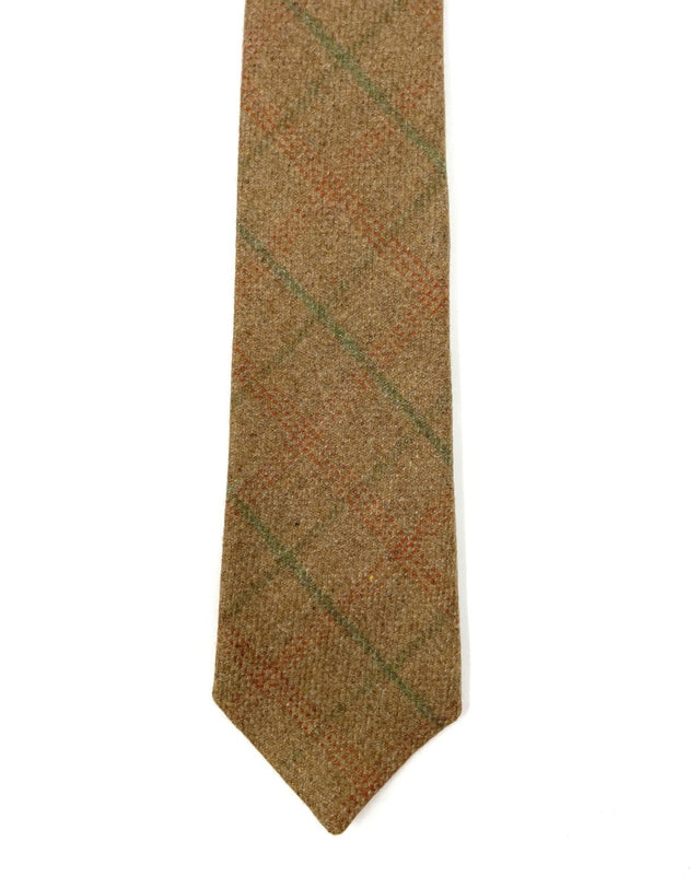 Green Cashmere & Wool Tie - Wilmok
