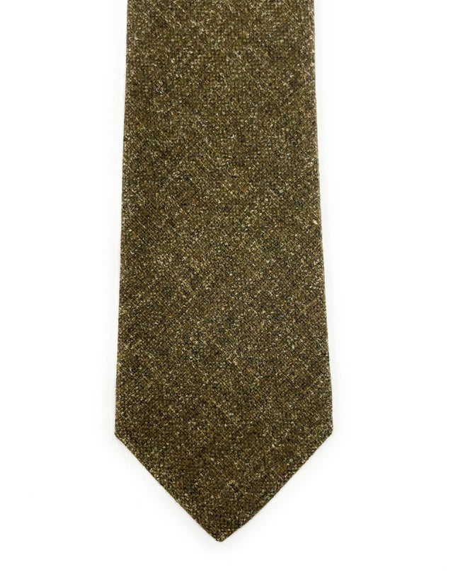 Green Donegal Cashmere Tie - Wilmok