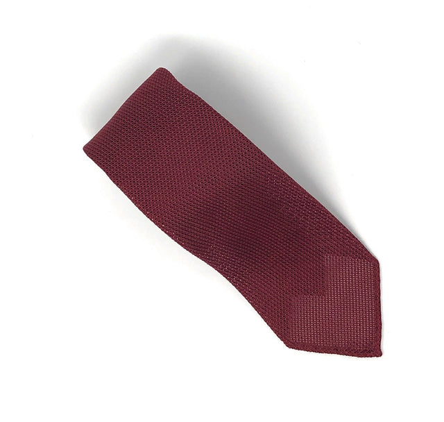 Silk Grenadine Tie  Merlot – Anatoly & Sons