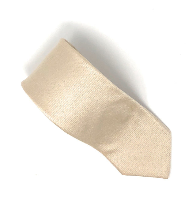 Italian Handmade Cream Wool Tie - Wilmok