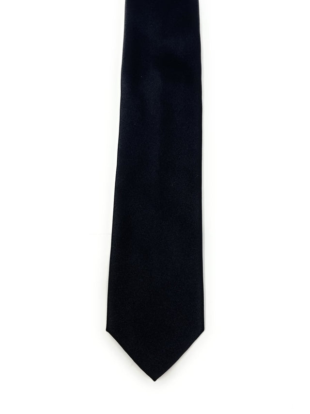 Jacquard Black Wedding Silk Tie - Wilmok