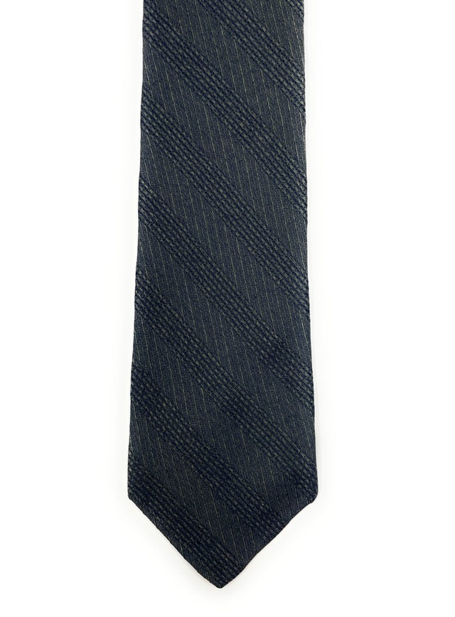 Jacquard Crocodile Green Silk Tie - Wilmok