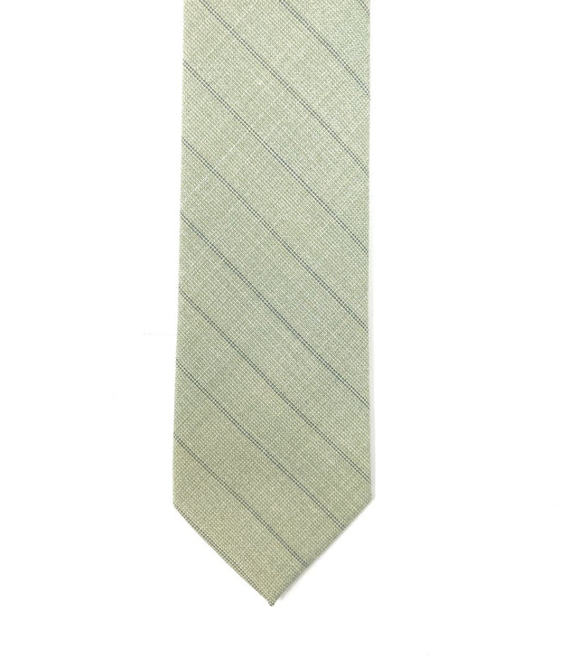 Light Green Regimental Wool Tie - Wilmok